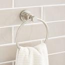 Signature Hardware Polished Nickel Towel Ring 