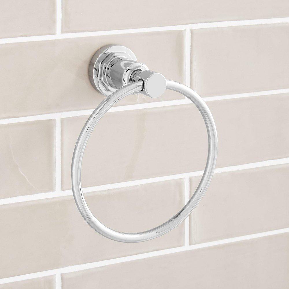 Signature Hardware Chrome Towel Ring 