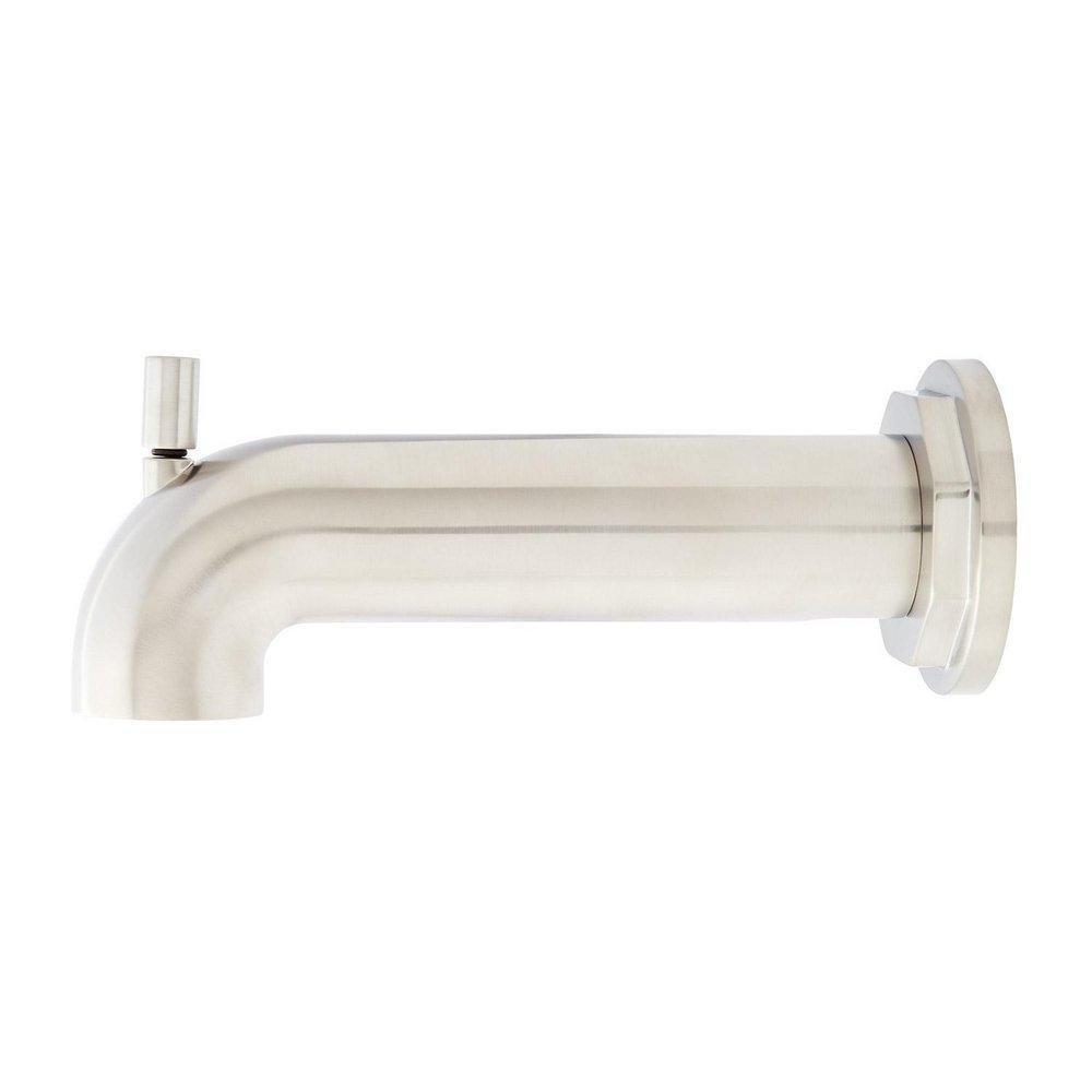 Signature Hardware Brushed Nickel Diverter Tub Spout 