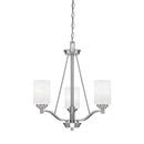 Millennium Lighting Satin Nickel 3-Light Chandelier Ceiling Light 