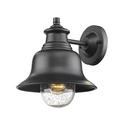 60W 1-Light Medium E-26 Outdoor Wall Sconce in Powder Coat Black