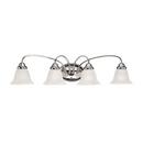 30-1/2 x 8-1/4 in. 400W 4-Light Medium E-26 Vanity Fixture in Polished Chrome