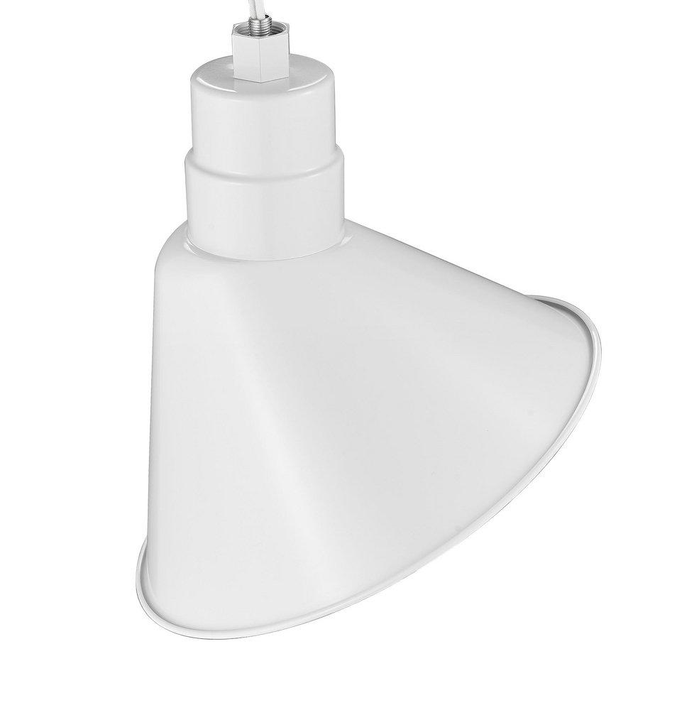 Millennium Lighting White 1-Light Angle Shade 