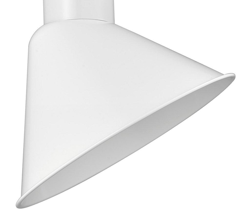 Millennium Lighting White 1-Light Angle Shade Sconce 