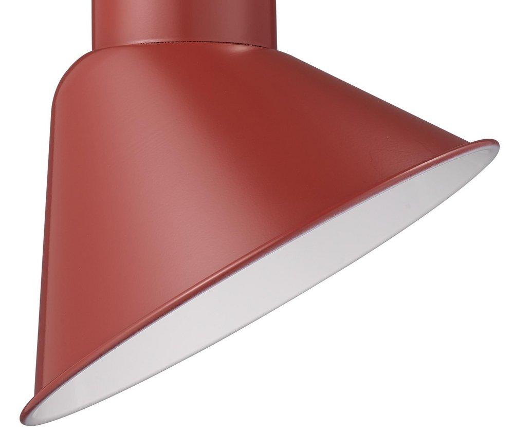 Millennium Lighting Satin Red 1-Light Angle Shade Sconce 
