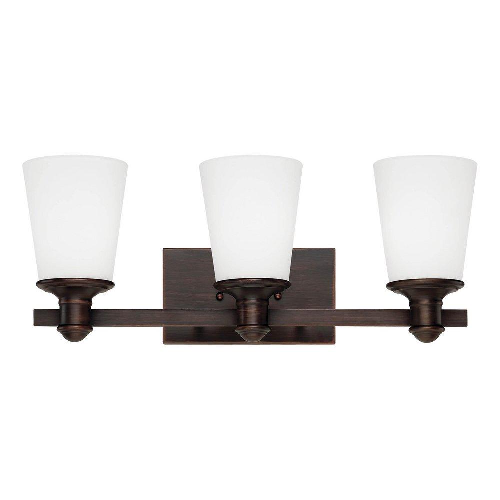 Millennium Lighting Rubbed Bronze 3-Light Vanity Fixture 