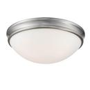 Millennium Lighting Brushed Nickel 3-Light Flush Mount Ceiling Light 