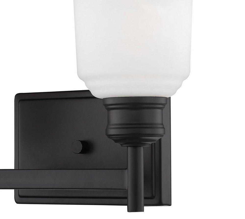 Millennium Lighting Matte Black Vanity Fixture in Matte Black 