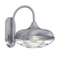 100W 1-Light Medium E-26 Wall Sconce in Brushed Aluminum