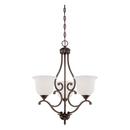 CHANDELIER 100W COURTNEY LAKES RUBBED BRONZE