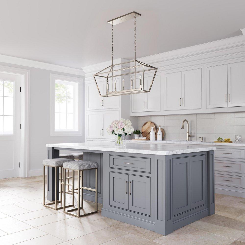 Millennium Lighting Satin Nickel 5-Light Island Light 