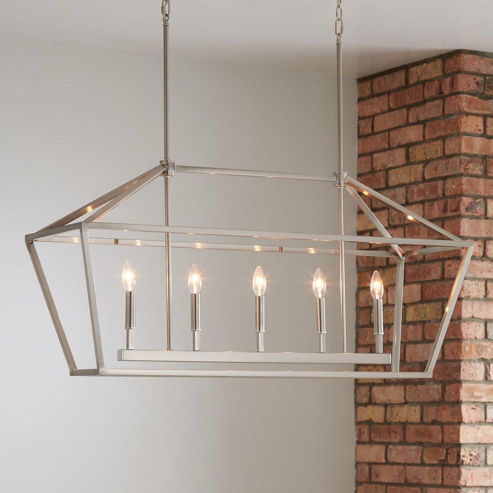 Millennium Lighting Satin Nickel 5-Light Island Light 