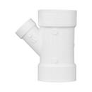 White PVC DWV Wye 