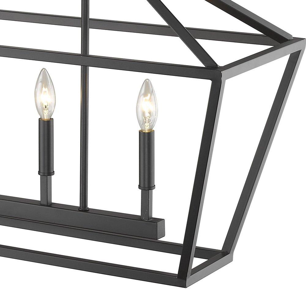 Millennium Lighting Matte Black 5-Light Island Light 