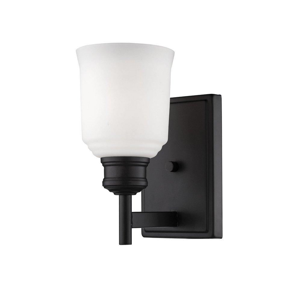 Millennium Lighting Matte Black 1-Light Wall Sconce Wall Sconce 