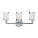 100W 3-Light Medium E-26 Vanity Fixture in Polished Chrome