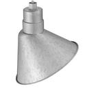 Millennium Lighting Galvanized 1-Light Angle Shade 