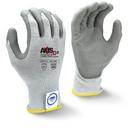 Radians Light Grey 13G Cut Level A3 Polyurathane Palm Dipped Gloves 