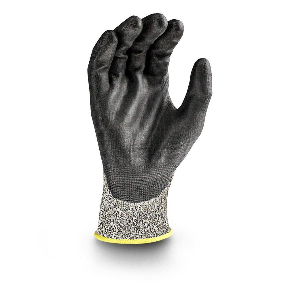Radians Black Nitrile Protection Gloves in Black and Grey 