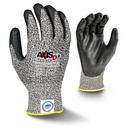 Radians Black Nitrile Glove in Black and Grey 