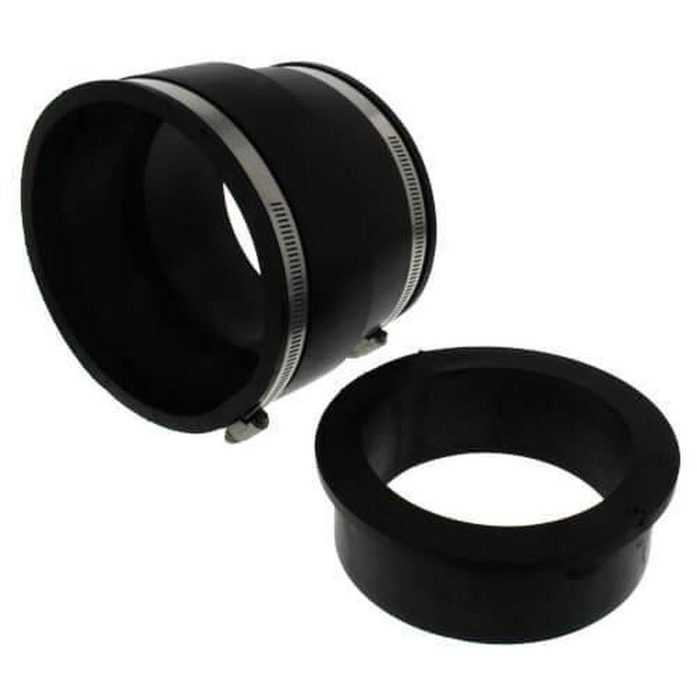 Fernco Plastic and Stainless Steel Reducing Coupling 