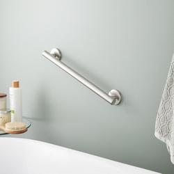 1-1/4 x 18 in. Grab Bar in Brushed Nickel