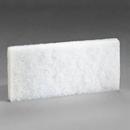 10 in. Scrubbing Pad for Ceramic Tile, Fiberglass, Floor, Glass, Kitchen and Office in White (Pack of 4, Case of 5 Packs)