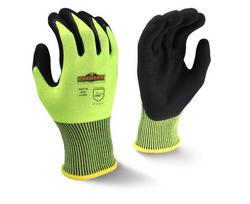 High Visibility Knit Dipped Gloves, XL (Pack of 12)