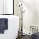 Signature Hardware Chrome Single Handle Lever Floor Mount Filler (Trim Only) 