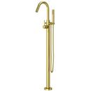 Pfister Brushed Gold Single Handle Lever Floor Mount Filler (Trim Only) 