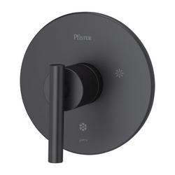 Single Handle Pressure Balancing Valve Trim in Matte Black