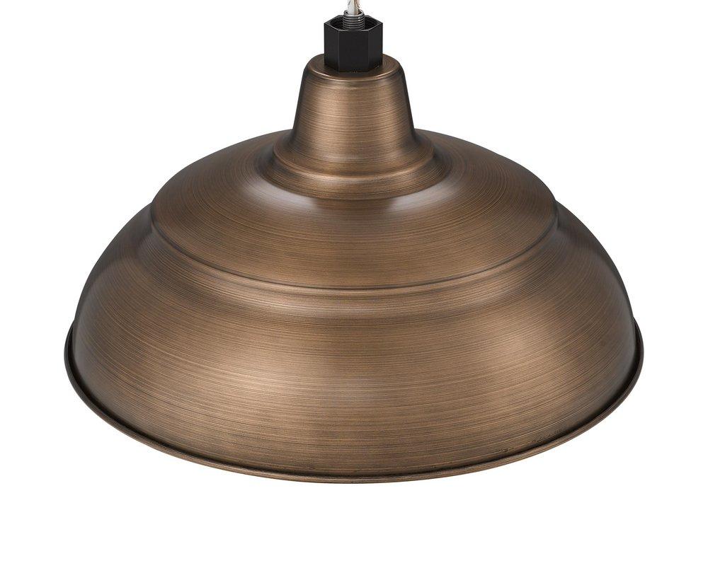 Millennium Lighting Natural Copper 200W 1-Light Medium E-26 Incandescent Warehouse Shade 