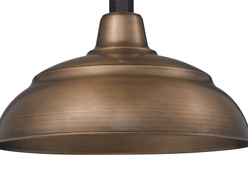 Millennium Lighting Natural Copper 1-Light Warehouse Shade 