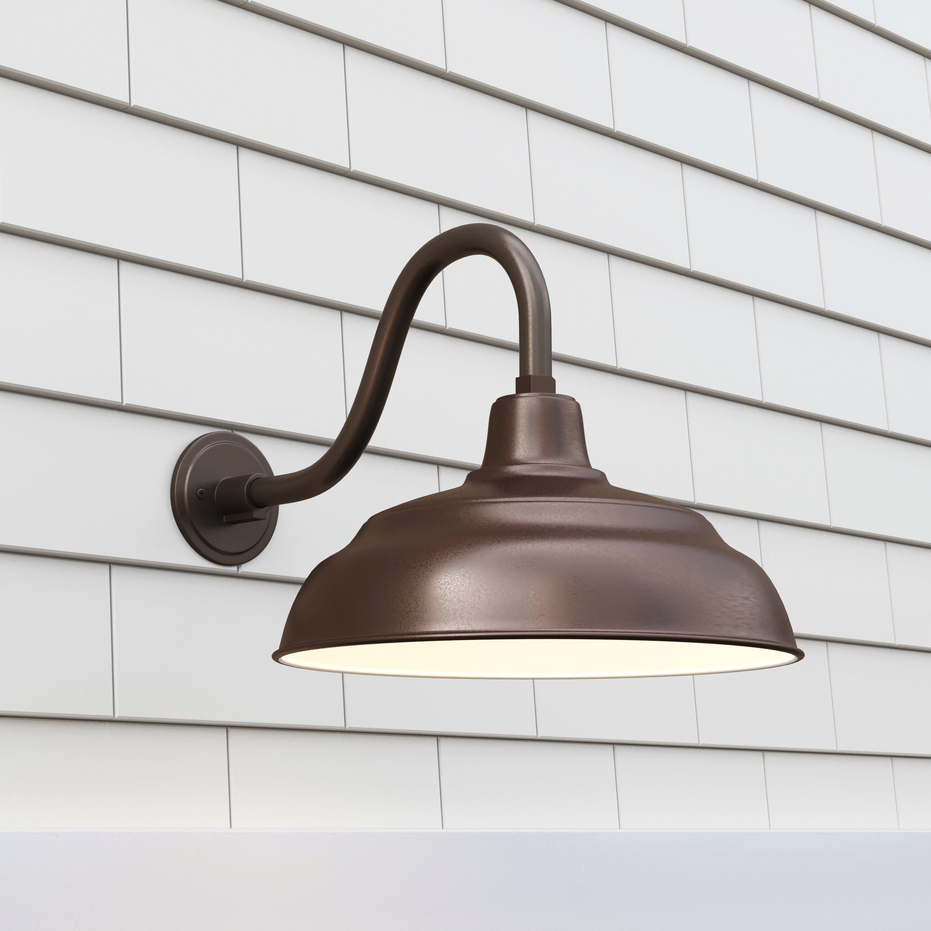 Millennium Lighting Architectural Bronze 200W 1-Light Medium E-26 Warehouse Shade 