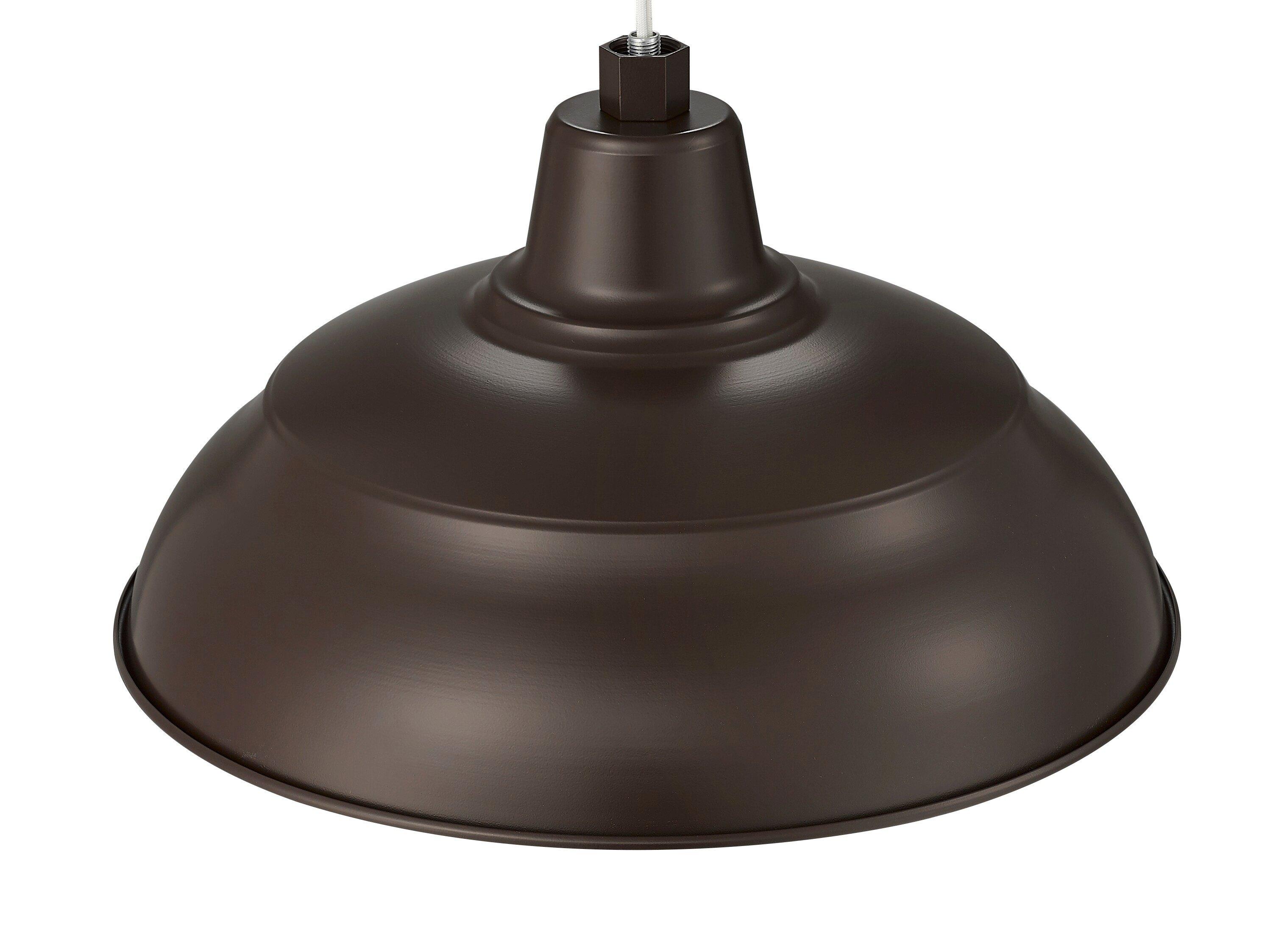 Millennium Lighting Architectural Bronze 200W 1-Light Medium E-26 Warehouse Shade 