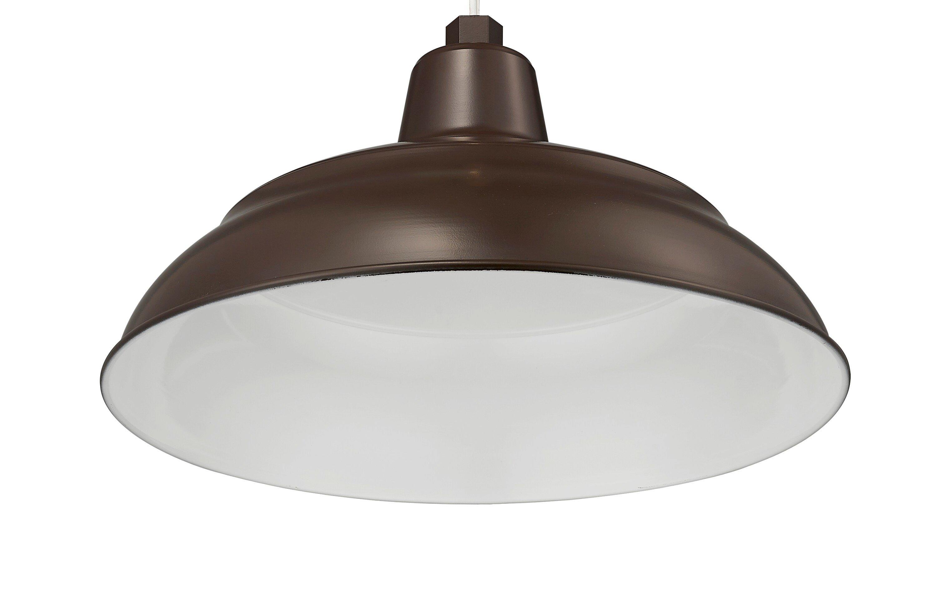 Millennium Lighting Architectural Bronze 200W 1-Light Medium E-26 Warehouse Shade 