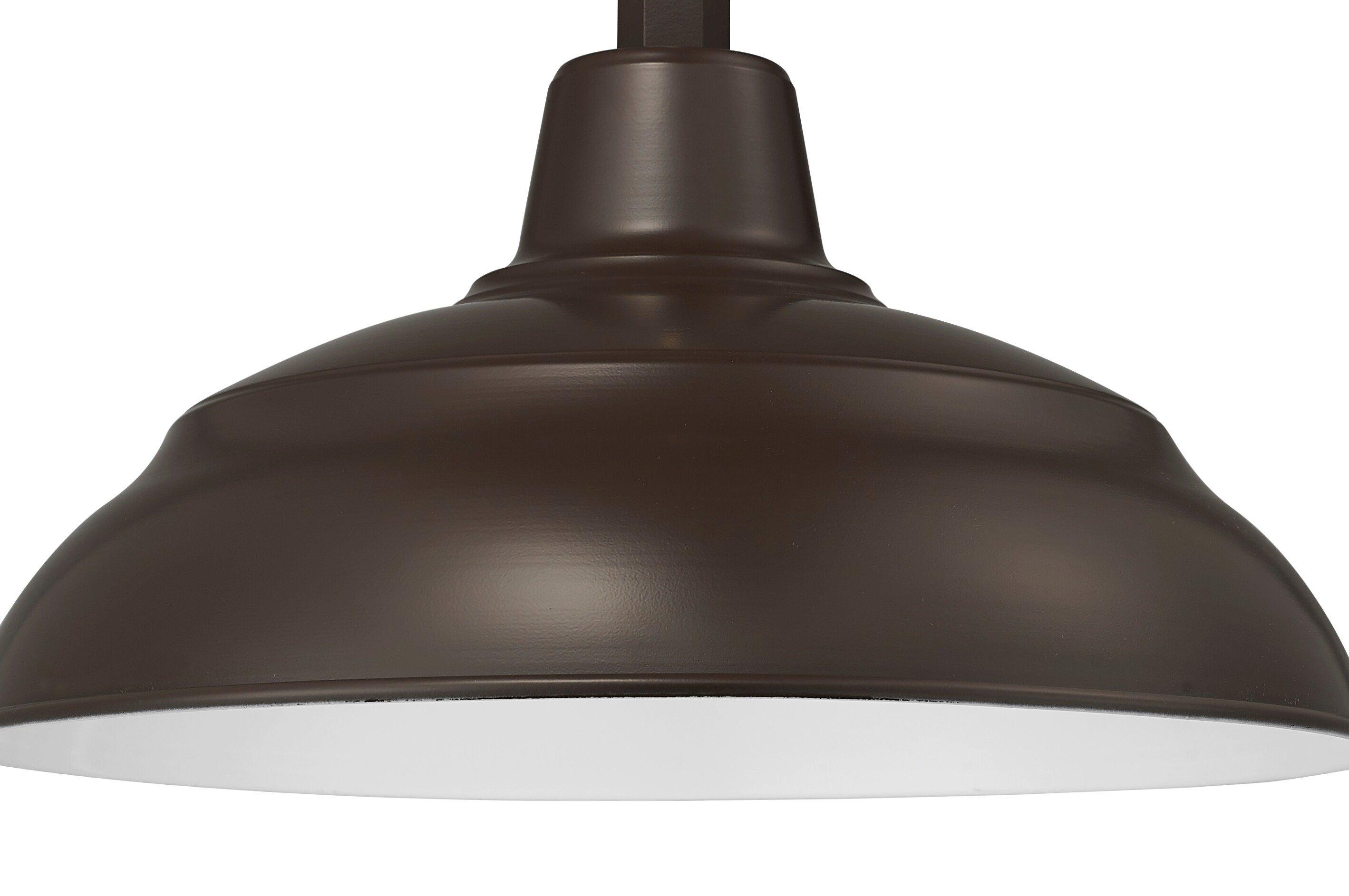 Millennium Lighting Architectural Bronze 200W 1-Light Medium E-26 Warehouse Shade 