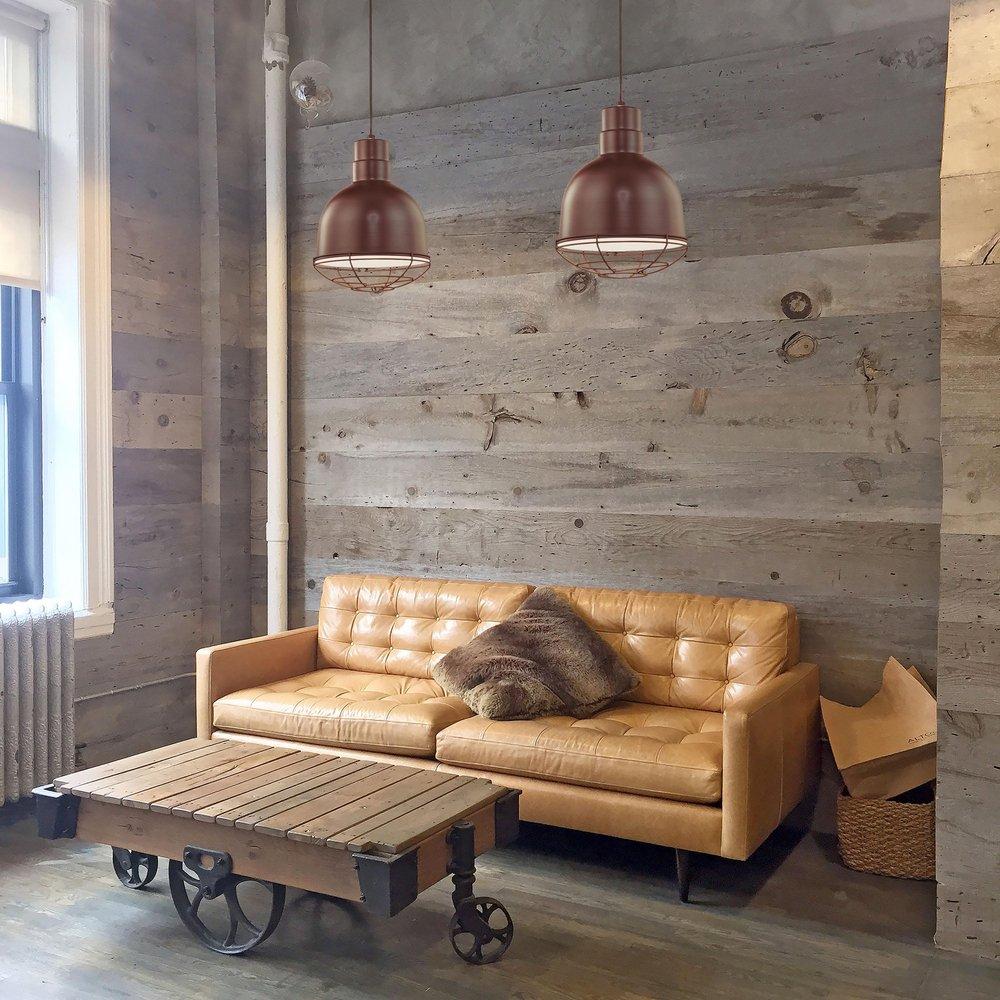 Millennium Lighting Architectural Bronze 1-Light Cord Hung Deep Bowl Shade 