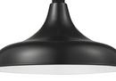 Millennium Lighting Satin Black 200W 1-Light Medium E-26 Incandescent Warehouse Shade 