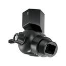 Wall Mount Swivel in Satin Black