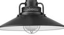 Millennium Lighting Satin Black 100W 1-Light Medium E-26 Pendant Light with Inside Etched Glass 