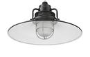 Millennium Lighting Satin Black 100W 1-Light Medium E-26 Pendant Light with Inside Etched Glass 