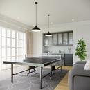 Millennium Lighting Satin Black 200W 1-Light Warehouse Cord Hung Outdoor Pendant 