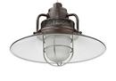 Millennium Lighting Architectural Bronze 100W 1-Light Medium E-26 Pendant Light with Inside Etched Glass 
