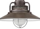 Millennium Lighting Architectural Bronze 1-Light Stem Hung Railroad Shade 