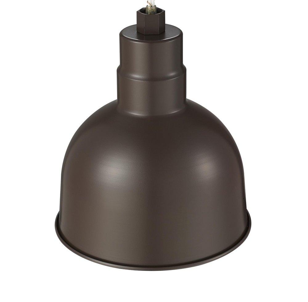 Millennium Lighting Architectural Bronze 1-Light Stem Hung Deep Bowl Shade 