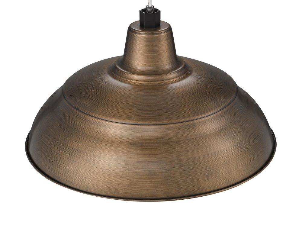 Millennium Lighting Natural Copper 200W 1-Light Medium E-26 Warehouse Shade 