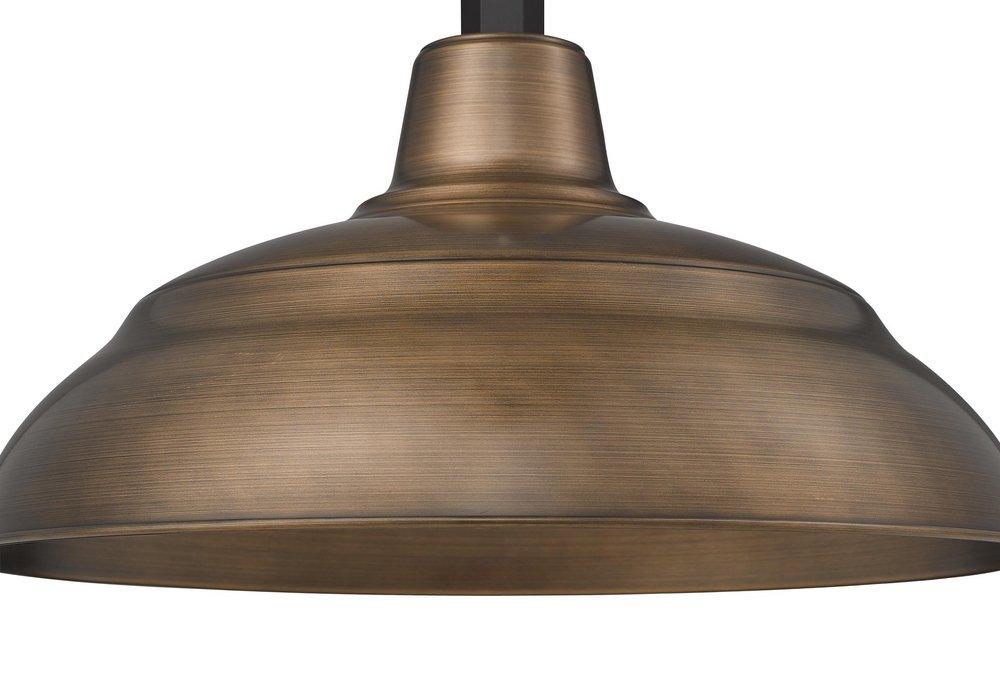 Millennium Lighting Natural Copper 200W 1-Light Medium E-26 Warehouse Shade 