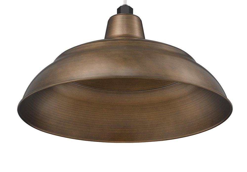 Millennium Lighting Natural Copper 200W 1-Light Medium E-26 Warehouse Shade 