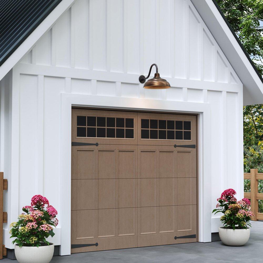 Millennium Lighting Natural Copper 1-Light Warehouse Shade 